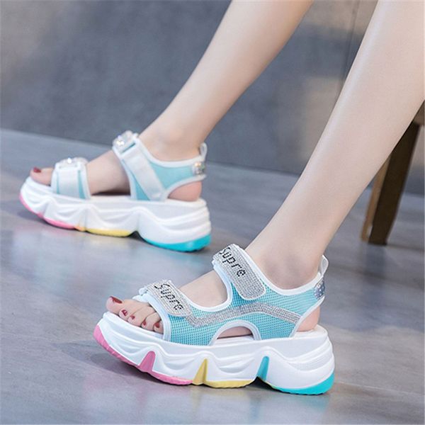 newdiscvry rhinestone style women's sandals 2020 summer fashion women platform shoes ladies trainers footwear, Black
newdiscvry rhinestone style women's sandals 2020 summer fashion women platform shoes ladies trainers footwear, Black
