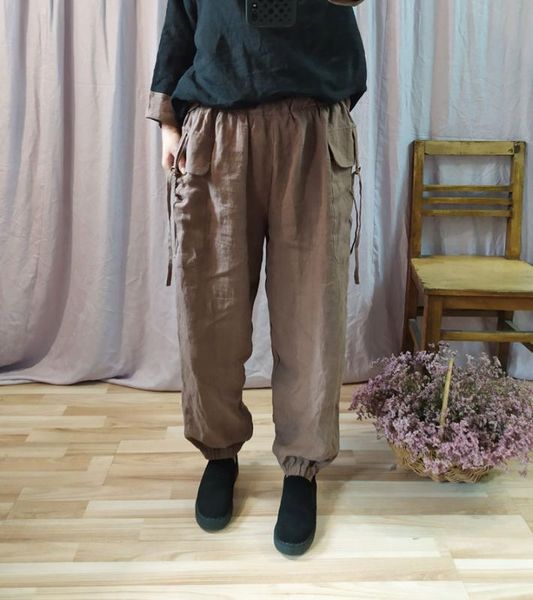 women loose autumn vintage ramie blouse shirt ladies ramie blouses female 2020 patchwork elastic waist pants, Black;white
women loose autumn vintage ramie blouse shirt ladies ramie blouses female 2020 patchwork elastic waist pants, Black;white