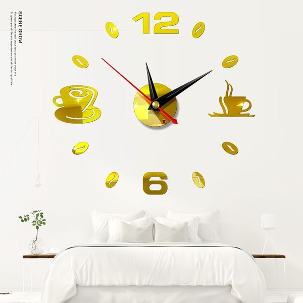 

2020 новые настенные часы 3d diy часы акриловое зеркало наклейки домашнее украшение гостиная кварц иглы самоклеющиеся висячие часы
