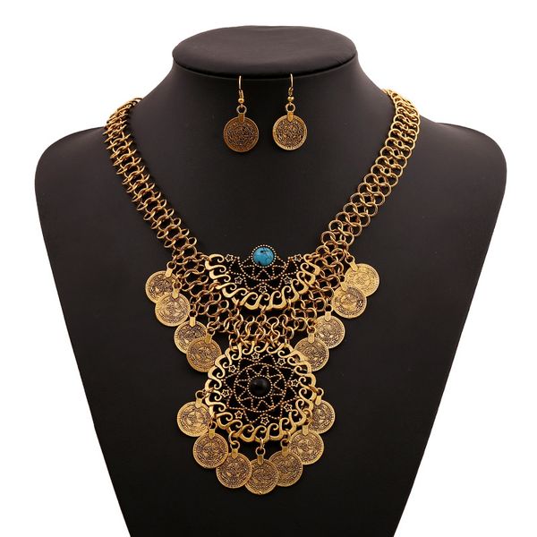 liuxsp retro coin tassel necklace geometric hollow round blue stone necklace women brand wide metal chain jewelry accessories, Silver
liuxsp retro coin tassel necklace geometric hollow round blue stone necklace women brand wide metal chain jewelry accessories, Silver
