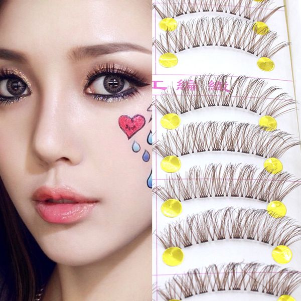false eyelashes brown natural lifelike pure long makeup cross 10 pairs manual package
false eyelashes brown natural lifelike pure long makeup cross 10 pairs manual package