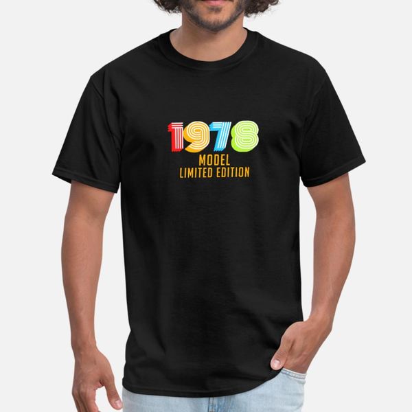 1978 model limited edition funny retro vintage 40th birthday gifts t shirt men designer short sleeve s-3xl solid color spring formal shirt, White;black
1978 model limited edition funny retro vintage 40th birthday gifts t shirt men designer short sleeve s-3xl solid color spring formal shirt, White;black