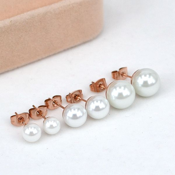 yun ruo fashion stainless steel jewelry rose gold color classic pearl stud earrings for woman girl gift high polish never fade, Golden;silver
yun ruo fashion stainless steel jewelry rose gold color classic pearl stud earrings for woman girl gift high polish never fade, Golden;silver