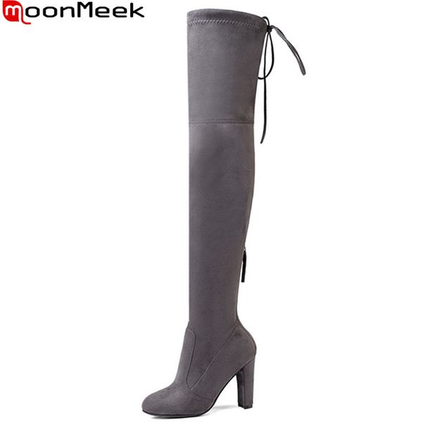 moonmeek big size 33-43 fashion over the knee boots women super high ladies prom boots cross tied thigh high 2008 new, Black
moonmeek big size 33-43 fashion over the knee boots women super high ladies prom boots cross tied thigh high 2008 new, Black