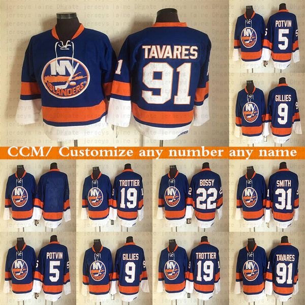 ccm new york islanders vintage version jerseys 19 trottier 91 tavares 9 gillies 5 potvin 31 smith 22 bossy hockey jersey, Black;red
ccm new york islanders vintage version jerseys 19 trottier 91 tavares 9 gillies 5 potvin 31 smith 22 bossy hockey jersey, Black;red