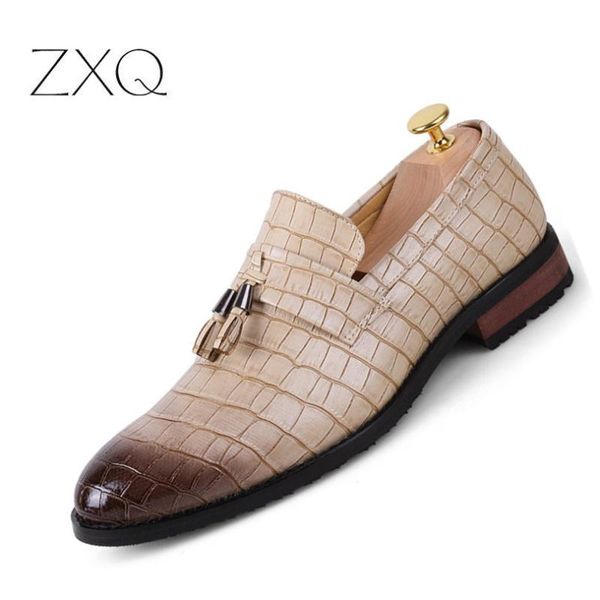 2020 новый мужчины vintage leather мокасины крокодил pattern мужчины платье обувь оксфорды свадьба бизнес обувь человек размер 47, Black
2020 новый мужчины vintage leather мокасины крокодил pattern мужчины платье обувь оксфорды свадьба бизнес обувь человек размер 47, Black