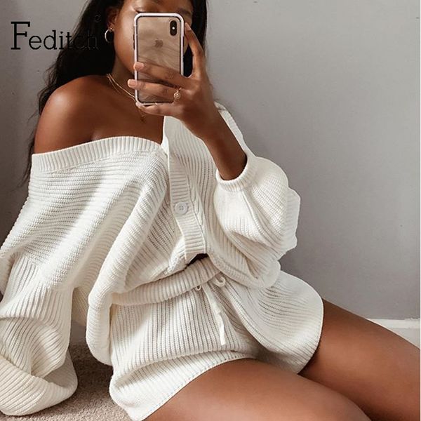 feditch white knitted v neck sets women long sleeve buttons elastic crop and shorts autumn winter two pieces set women, Gray
feditch white knitted v neck sets women long sleeve buttons elastic crop and shorts autumn winter two pieces set women, Gray