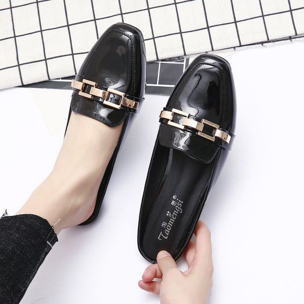 2020 new spring summer tide shoes women sandals leather half slippers wild fashion comfortable large size 33-43 women's shoes, Black
2020 new spring summer tide shoes women sandals leather half slippers wild fashion comfortable large size 33-43 women's shoes, Black