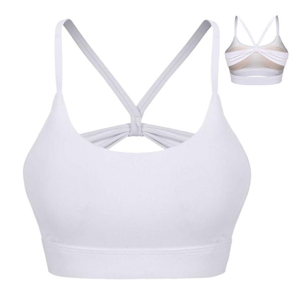 professiona running sports bra high impact support activewear gym fitness workout women straps sports bras, White;black
professiona running sports bra high impact support activewear gym fitness workout women straps sports bras, White;black