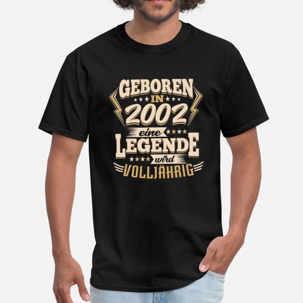 birthday 2002 legend comes of age t shirt men create 100% cotton euro size s-3xl pictures graphic authentic summer normal shirt
birthday 2002 legend comes of age t shirt men create 100% cotton euro size s-3xl pictures graphic authentic summer normal shirt