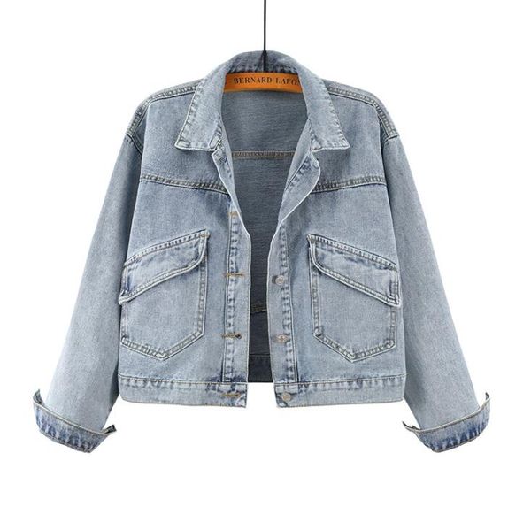 2020 new spring and autumn diagonal pocket denim jacket women short loose korean version of bf jacket women, Black;brown
2020 new spring and autumn diagonal pocket denim jacket women short loose korean version of bf jacket women, Black;brown