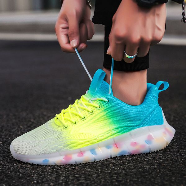 new fashion mens casual shoes high-quality blade casual sports shoes mesh fashion tide men's zapatillas hombre, Black
new fashion mens casual shoes high-quality blade casual sports shoes mesh fashion tide men's zapatillas hombre, Black