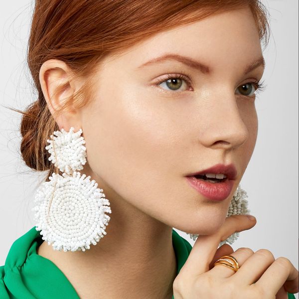 exaggerated women's earrings high street personality women's pendant earrings party and banquet retro women's earrings jewelr, Silver
exaggerated women's earrings high street personality women's pendant earrings party and banquet retro women's earrings jewelr, Silver