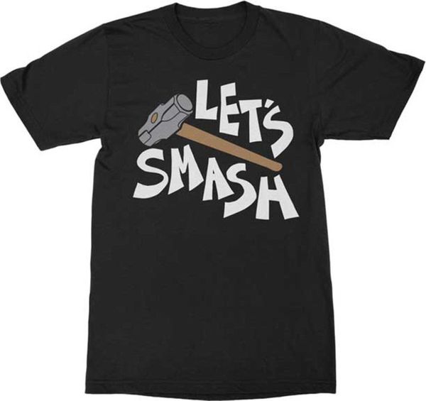 new men shirt 2019 men summer t-line let's smash funny t-shirtmake my own t shirt