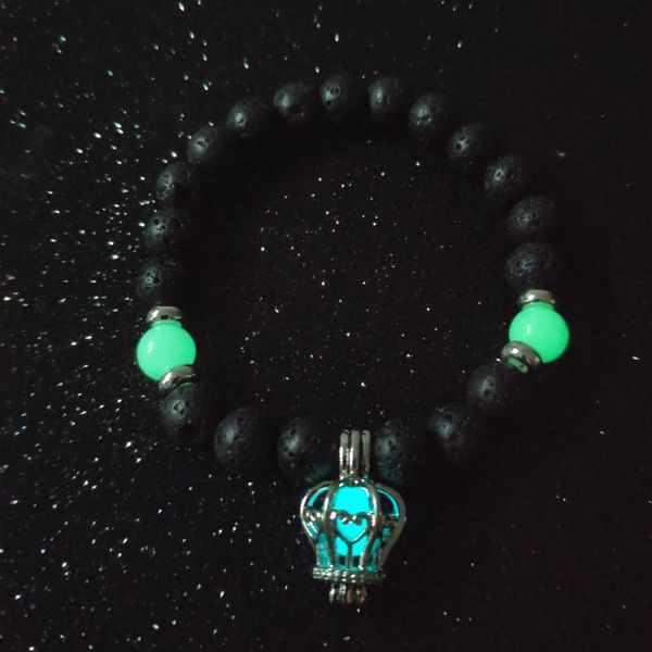 beaded, strands natural stone luminous bead bracelets glow in the dark crown shape handmade bracelet men women fluorescent jewelry wholesale, Black
beaded, strands natural stone luminous bead bracelets glow in the dark crown shape handmade bracelet men women fluorescent jewelry wholesale, Black