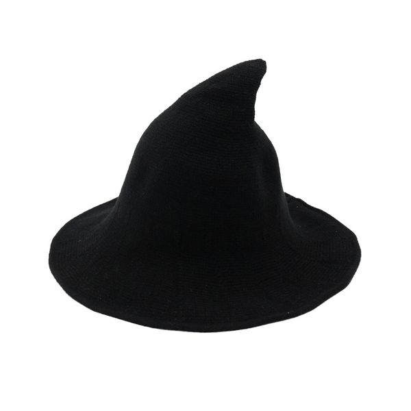 wool witch magic hat for women foldable costume cosplay pointed cap knitted bucket fisherman sun hats, Blue;gray
wool witch magic hat for women foldable costume cosplay pointed cap knitted bucket fisherman sun hats, Blue;gray