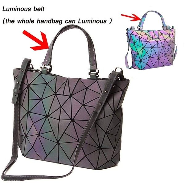 women luminous handbag geometry folding shoulder tote crossbody bags set hologram laser plain purse wallet large capacity bags
women luminous handbag geometry folding shoulder tote crossbody bags set hologram laser plain purse wallet large capacity bags