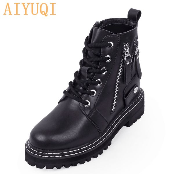 boots aiyuqi short women's 2021 autumn and winter british style wild thick shoes zipper women, Black
boots aiyuqi short women's 2021 autumn and winter british style wild thick shoes zipper women, Black