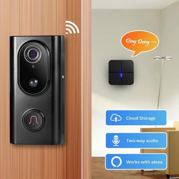 doorbells kerui wifi doorbell camera outdoor wireless video two-way audio visible intercom system night vision door phone deurbel
doorbells kerui wifi doorbell camera outdoor wireless video two-way audio visible intercom system night vision door phone deurbel