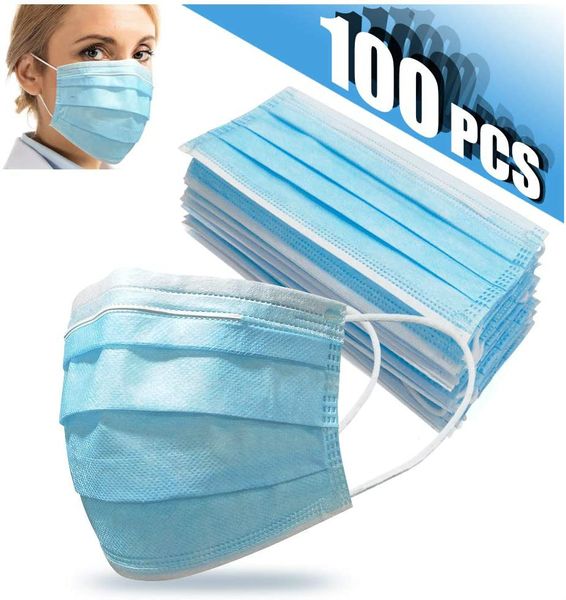 100pcs face masks disposable 3 layers dustproof mask facial protective cover masks set anti-dust mask
100pcs face masks disposable 3 layers dustproof mask facial protective cover masks set anti-dust mask