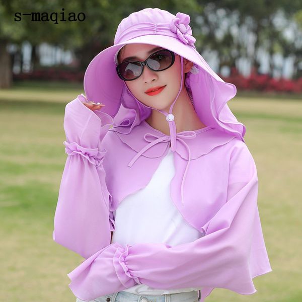 2020 new summer women hat flowers foldable caps ladies face neck omnibearing uv sunscreen cycling beach hats chapeu feminino, Blue;gray
2020 new summer women hat flowers foldable caps ladies face neck omnibearing uv sunscreen cycling beach hats chapeu feminino, Blue;gray