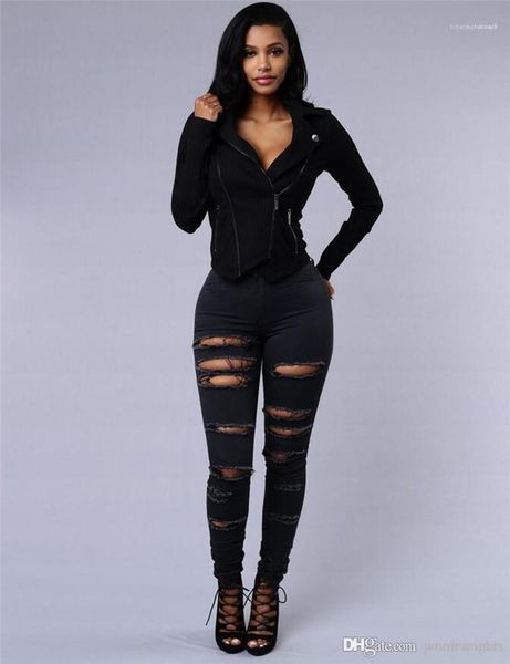 ladies long denim pants fashion zipper fly women holes jeans summer high waist light skinny jeans, Blue
ladies long denim pants fashion zipper fly women holes jeans summer high waist light skinny jeans, Blue