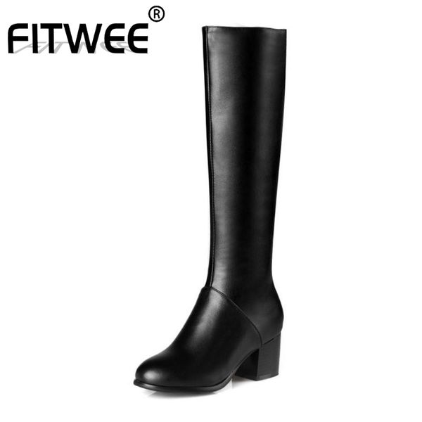 fitwee 2020 размер 32-45 zipper зимы женщин колено высокие сапоги квадратные каблуки рабочая обувь женщина снег офис knight boots обувь, Black
fitwee 2020 размер 32-45 zipper зимы женщин колено высокие сапоги квадратные каблуки рабочая обувь женщина снег офис knight boots обувь, Black