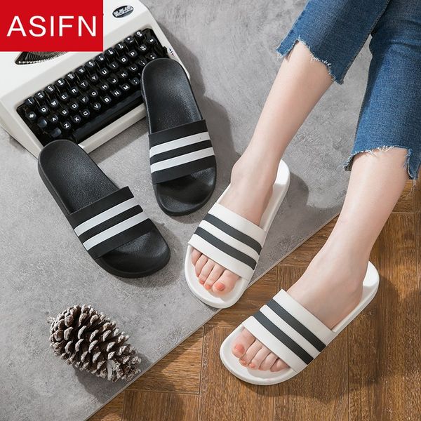 asifn classic stripes women men slippers summer house slides soft bottoms couples floor non-slip fashion female slippers male, Black
asifn classic stripes women men slippers summer house slides soft bottoms couples floor non-slip fashion female slippers male, Black