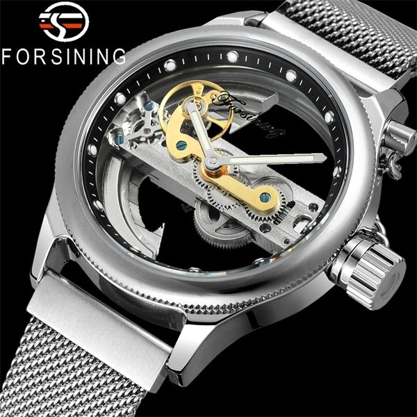 forsining automatic mechanical men wristwatch stainless steel male clock brand luxury transparent skeleton man watch 9418g 0925, Slivery;brown
forsining automatic mechanical men wristwatch stainless steel male clock brand luxury transparent skeleton man watch 9418g 0925, Slivery;brown