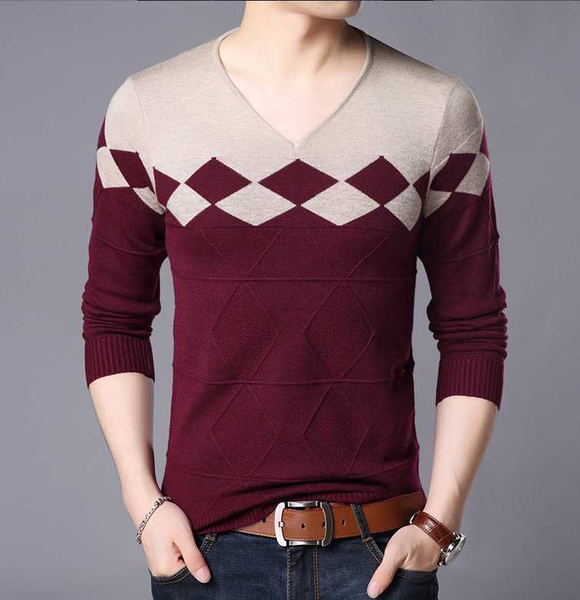 men loose autumn winter sweater 9290, White;black
men loose autumn winter sweater 9290, White;black