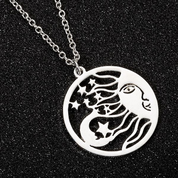 sun moon star necklace for womens gold chains necklaces jewelry on the neck wholesale simple stainless steel necklace pendants, Silver
sun moon star necklace for womens gold chains necklaces jewelry on the neck wholesale simple stainless steel necklace pendants, Silver