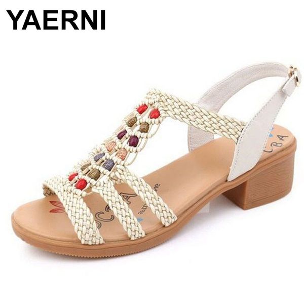 yaerni bohemian style summer women sandals fashion shoes woman cow leather sandals women shoes big size thick heel, Black
yaerni bohemian style summer women sandals fashion shoes woman cow leather sandals women shoes big size thick heel, Black