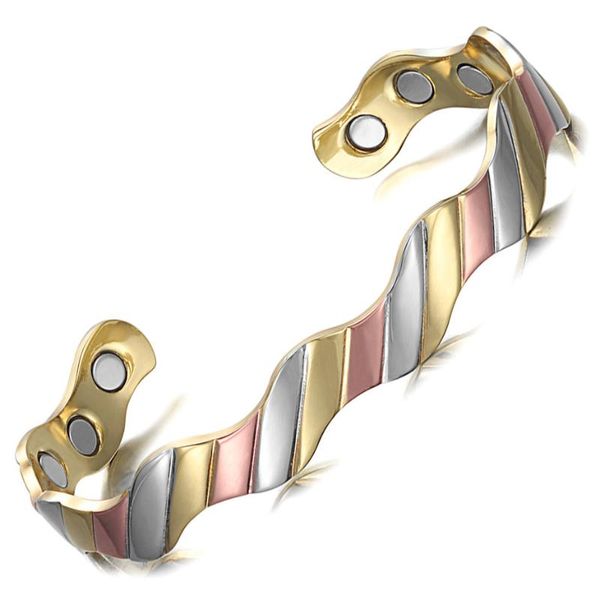 pure copper magnetic bracelet bangle for women adjust y tricolor bangle for lady bio energy jewelry arthritis, Black
pure copper magnetic bracelet bangle for women adjust y tricolor bangle for lady bio energy jewelry arthritis, Black