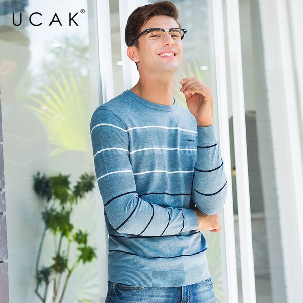 ucak brand sweater men fashion striped o-neck pull homme knitwear pullover men autumn winter cotton sweaters jersey hombre u1004, White;black
ucak brand sweater men fashion striped o-neck pull homme knitwear pullover men autumn winter cotton sweaters jersey hombre u1004, White;black