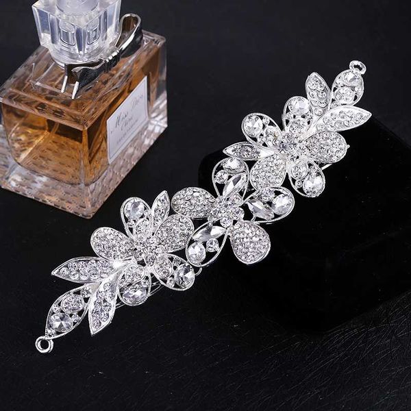 luxury wedding hair accessories silver plated crystal rhinestone flower bridal hair comb tiara for women, Golden;silver
luxury wedding hair accessories silver plated crystal rhinestone flower bridal hair comb tiara for women, Golden;silver