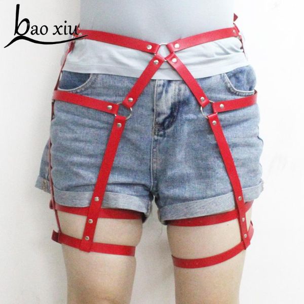 baoxiu new fashion women harness body belt garters bondage belt punk corset strap waist to leg adjustable female, Black;brown
baoxiu new fashion women harness body belt garters bondage belt punk corset strap waist to leg adjustable female, Black;brown