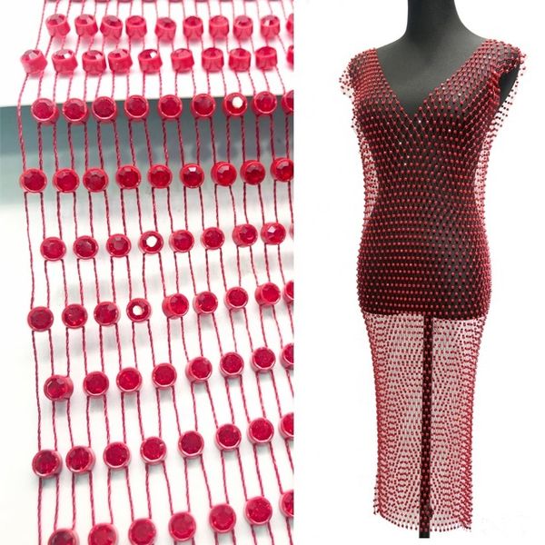 new factory supply ss20 red color rhinestone stretch mesh fabric rhinestone fabric mesh for diy dress
new factory supply ss20 red color rhinestone stretch mesh fabric rhinestone fabric mesh for diy dress