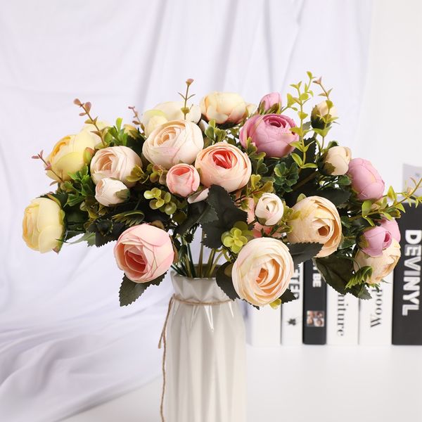 decorative flowers & wreaths 1 pieces 5 forks 10 artificial roses bouquet wedding home decoration accessories interior beautification holdin
decorative flowers & wreaths 1 pieces 5 forks 10 artificial roses bouquet wedding home decoration accessories interior beautification holdin