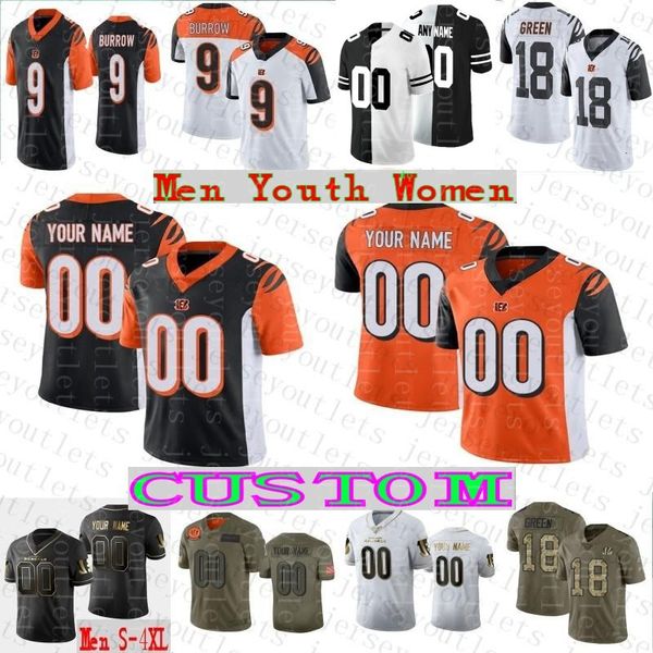 cincinnati bengals jersey 9 joe burrow custom men women kids a.j. green joe mixon sam hubbard tyler eifert geno atkins tyler boyd 03, Black;red
cincinnati bengals jersey 9 joe burrow custom men women kids a.j. green joe mixon sam hubbard tyler eifert geno atkins tyler boyd 03, Black;red