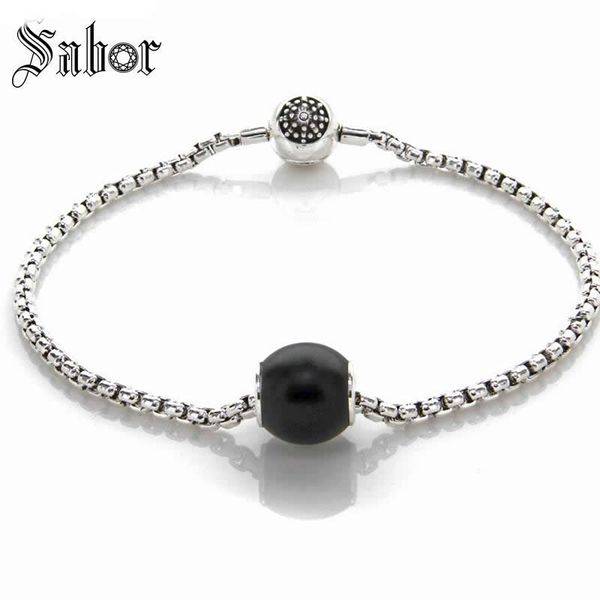 link, chain bracelet with a matted-black obsidian bead rebel rock fashion jewelry gift for women & men b639 jewellery
link, chain bracelet with a matted-black obsidian bead rebel rock fashion jewelry gift for women & men b639 jewellery