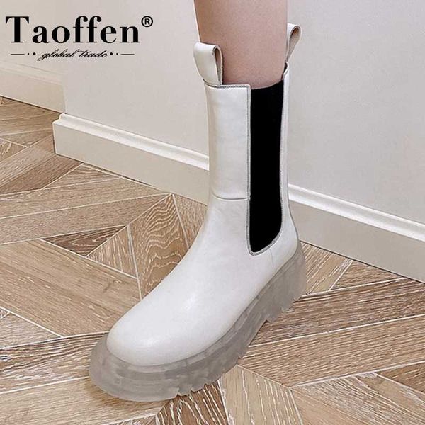 taoffen woman mid calf boots mixed color real leather woman short boots fashion cool shoes winter footwear size 33-40, Black
taoffen woman mid calf boots mixed color real leather woman short boots fashion cool shoes winter footwear size 33-40, Black