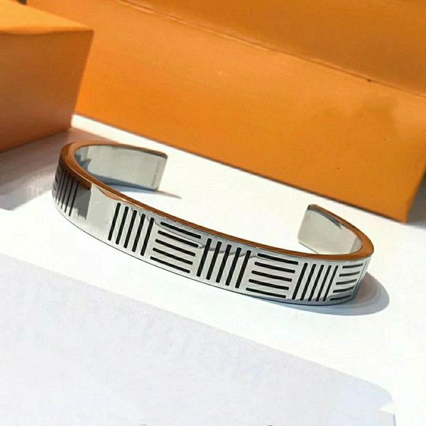 woman bracelet open adjustable size titanium steel bracelet plating letter bracelet fashion jewelry supply, Black
woman bracelet open adjustable size titanium steel bracelet plating letter bracelet fashion jewelry supply, Black