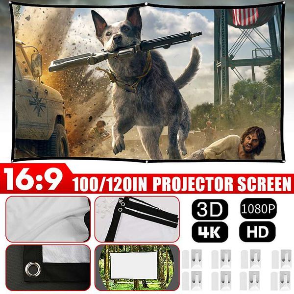 100/120" 16:9 hd 3d projector screen simple curtain home outdoor movie ktv office portable cinema theater projector screen
100/120" 16:9 hd 3d projector screen simple curtain home outdoor movie ktv office portable cinema theater projector screen