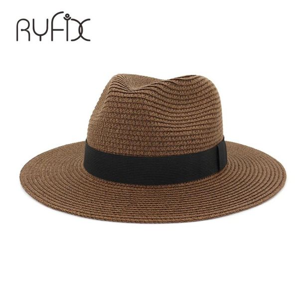 2020 new men's and women's black wide-brimmed ribbon designs sun hat beach resort jazz hat straw ha43, Blue;gray
2020 new men's and women's black wide-brimmed ribbon designs sun hat beach resort jazz hat straw ha43, Blue;gray