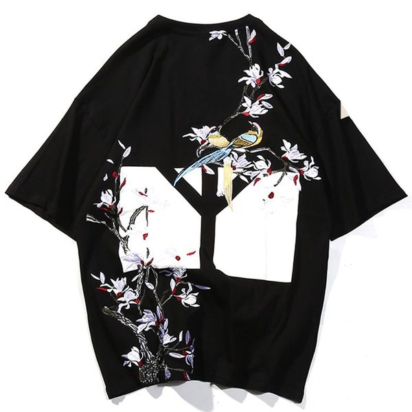 anti-war embroidered bird flower men t shirt mens harajuku hip hop hip hop t-shirt clothing stree tshirt man, Black
anti-war embroidered bird flower men t shirt mens harajuku hip hop hip hop t-shirt clothing stree tshirt man, Black