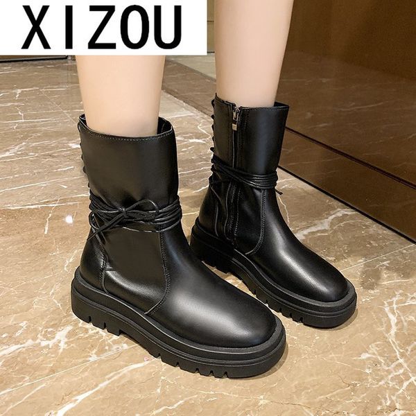 boots 2021 winter women's fashion side zipper mid-heel mid-calf round toe square heel thick-soled pu, Black
boots 2021 winter women's fashion side zipper mid-heel mid-calf round toe square heel thick-soled pu, Black