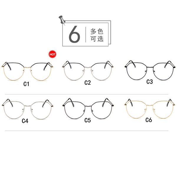 men vintage anti blue light glasses frame round women lens myopia optical mirror simple metal anti-blue clear eyewear frames, Black
men vintage anti blue light glasses frame round women lens myopia optical mirror simple metal anti-blue clear eyewear frames, Black