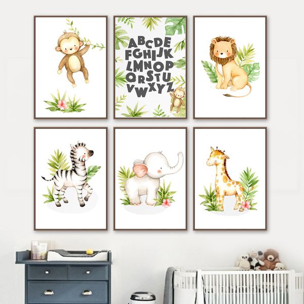 monkey lion zebra elephant giraffe nursery wall art print canvas painting nordic poster wall pictures baby kids room decoration
monkey lion zebra elephant giraffe nursery wall art print canvas painting nordic poster wall pictures baby kids room decoration
