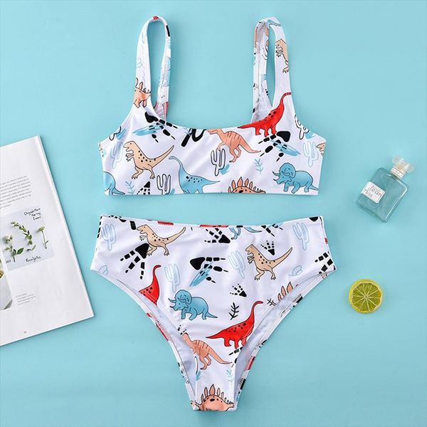 high waist bikini animal dinosaur print halter push up padded swimsuit bathers bathing suit high cut swimwear biquini 2020, White;black
high waist bikini animal dinosaur print halter push up padded swimsuit bathers bathing suit high cut swimwear biquini 2020, White;black