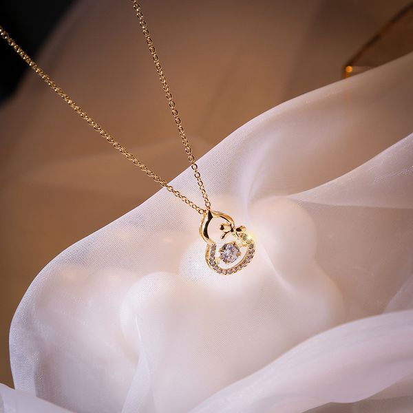 chokers qiao female gourd pendant korean simple and fresh clavicle chain sen series wild necklace sweet jewelry, Golden;silver
chokers qiao female gourd pendant korean simple and fresh clavicle chain sen series wild necklace sweet jewelry, Golden;silver